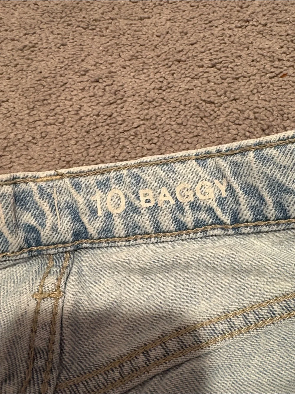 Light Wash Cargo Wide-Leg Jeans - kids gap